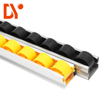 heavy duty roller track for rack system flow rail /placon ABS/ PC roller track